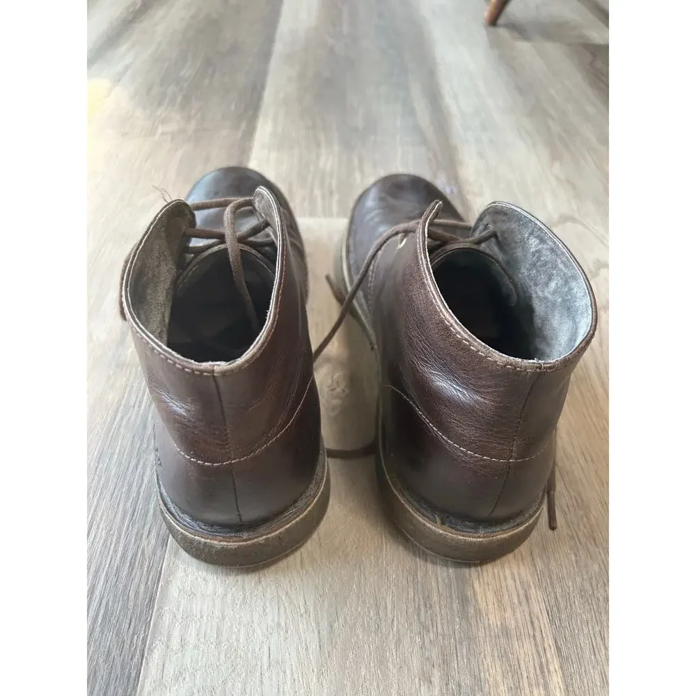 UGG Leighton Men's Chukka Boots Brown Leather Desert Ankle Boots casual luxury
